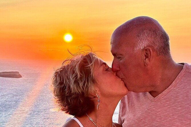 Sunset Santorini Wine Best views 2 Wineries and Tapas - How pickup and the 3:30 pm start shape your sunset timing