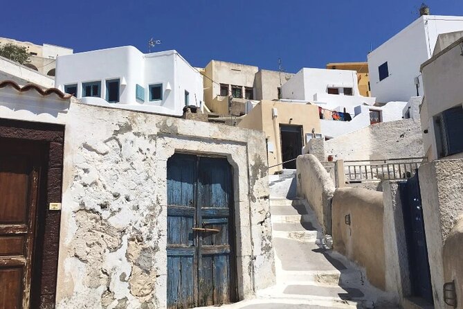 Tailored Santorini Adventure: Your Personalized Private Tour - Stop 3: Megalochori’s tiered bell towers and cave dwellings
