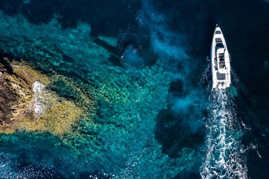 The Fastest All Inclusive Private Motor Yacht in Santorini - Thirasia for lunch and real downtime away from the main crowds
