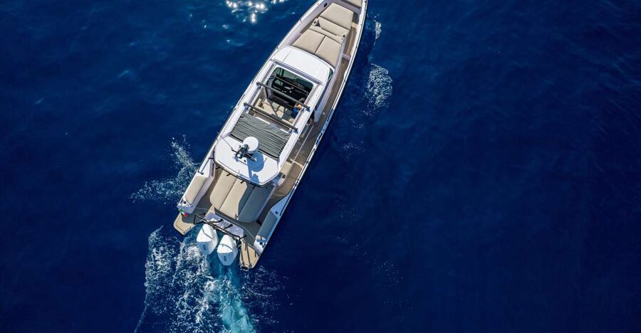 The Fastest All Inclusive Private Motor Yacht in Santorini - Oia from the sea, and why it looks different than from land
