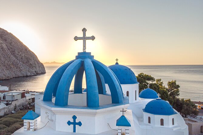 Top Sights of Santorini with Wine Tasting and Sunset in Oia - Profitis Ilias Summit: The Best First View for Understanding the Island