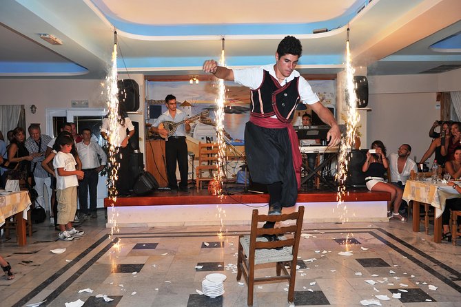 Traditional Greek Night live Music & Dinner Show in Santorini - Greek Night at Dimitris Tavern in Kamari, what you are signing up for