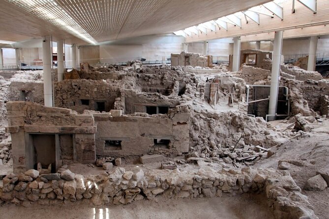 Traditional Villages & Akrotiri Excavations: Private Tour - Akrotiri Archaeological Site: the Bronze Age city you can still picture